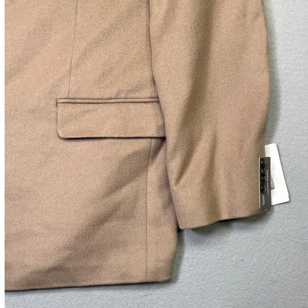 Michael Kors Men's Wool Cashmere Blend Lux Classic-Fit Sport Coat Camel 50L $395